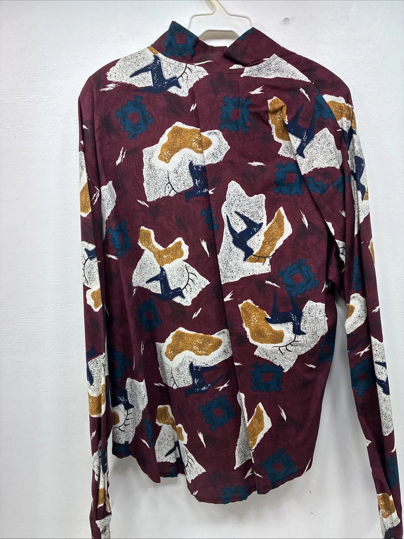 New Women’s Cowboy Threads Multicolor Long Sleeve Button Up XL II-45