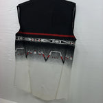 New Men’s Cumberland Outfitters Black White Red Sleeveless Button Up Small B-53
