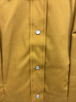 New Kids Panhandle Slim Yellow Long Sleeve Pearl Snap Large CC-75