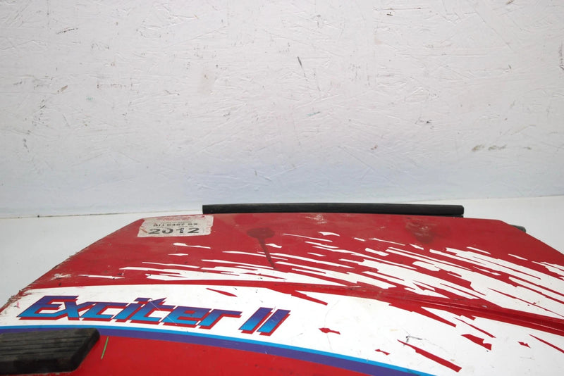 92 Yamaha Exciter Ii Le Ex570es Oem Hood 4, Red/White 88S-2198H-00-00 SY19