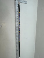 New Black Genuine Leather Beaded 32” Belt Z-136