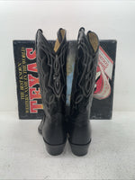 New Men’s Black Texas Brand Cowboy Boots. M 610 8 D. 4-74