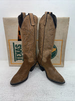 New Youth Brown Texas Brand Cowboy Boots. 4806 5 M. 2-166