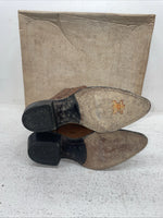 New Youth Brown Texas Brand Cowboy Boots. L 81 5 M. 2-159