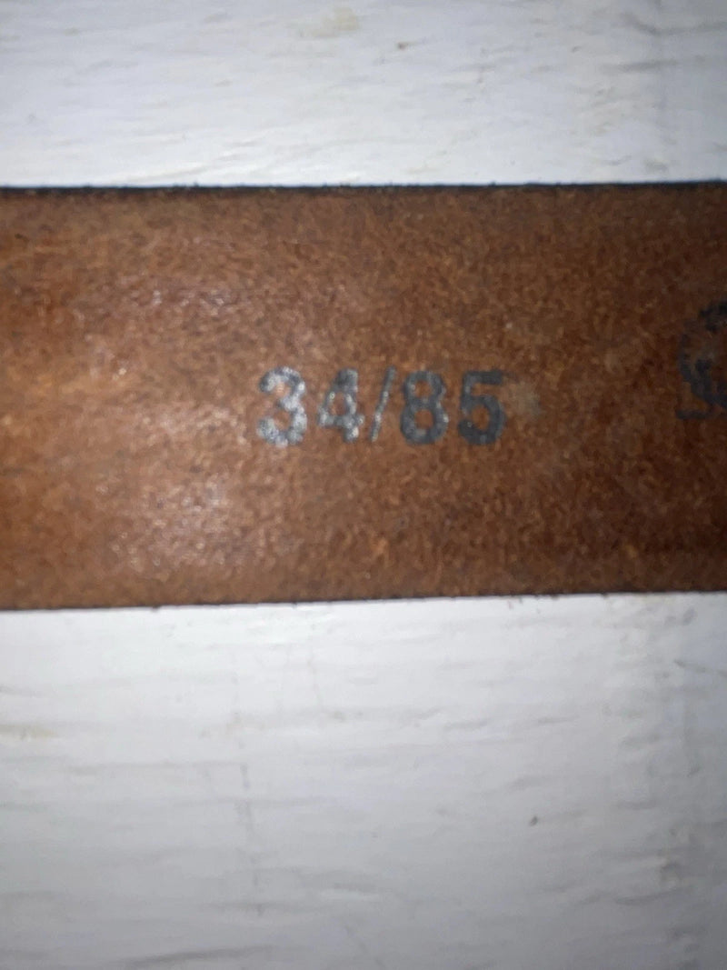 New Brown Genuine Leather Chambers Tooled 34” Belt #WS688 Z-112