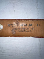 New Red Genuine Leather Wrangler Tooled 28” Belt #6820 JJ-142 