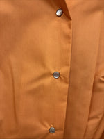 New Women’s Panhandle Slim Orange Long Sleeve Pearl Snap Size 14 KK-117