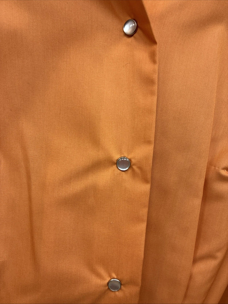 New Women’s Panhandle Slim Orange Long Sleeve Pearl Snap Size 14 KK-117