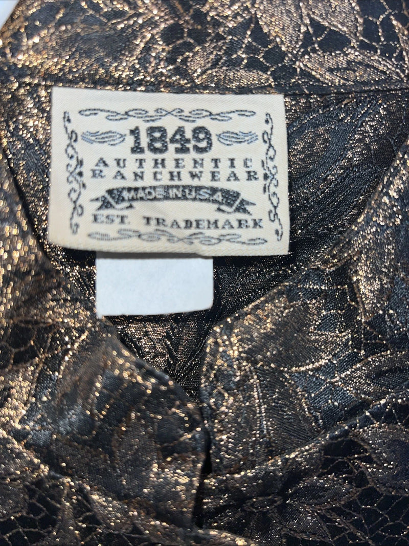 New Women’s Gold 1849 Authentic Ranchwear Western Short Show Jacket Medium G-607