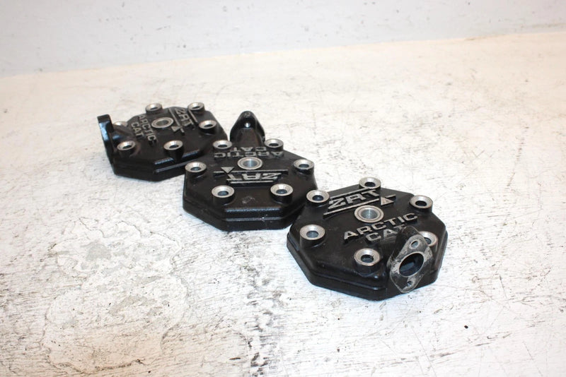 1996 Arctic Cat Zrt 600 Oem Cylinder Head Set Of 3 3004-771 SA6