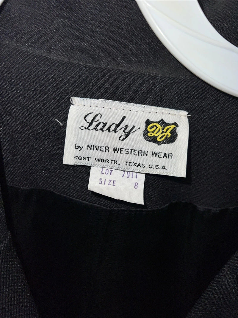 New Lady DJ Women’s Black Short Jacket #7911 Size 8 QQ-16
