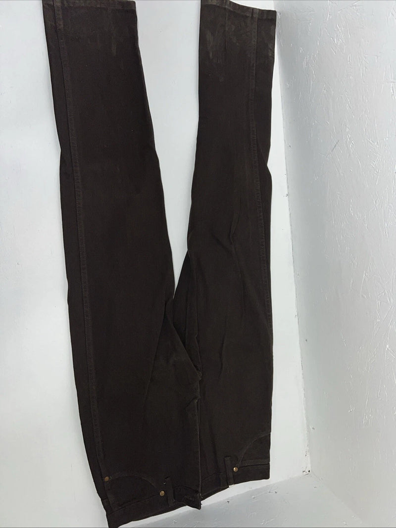 New Men’s Brown Cowboy Cut Slim Fit Wrangler Jeans. 13x32 G-6