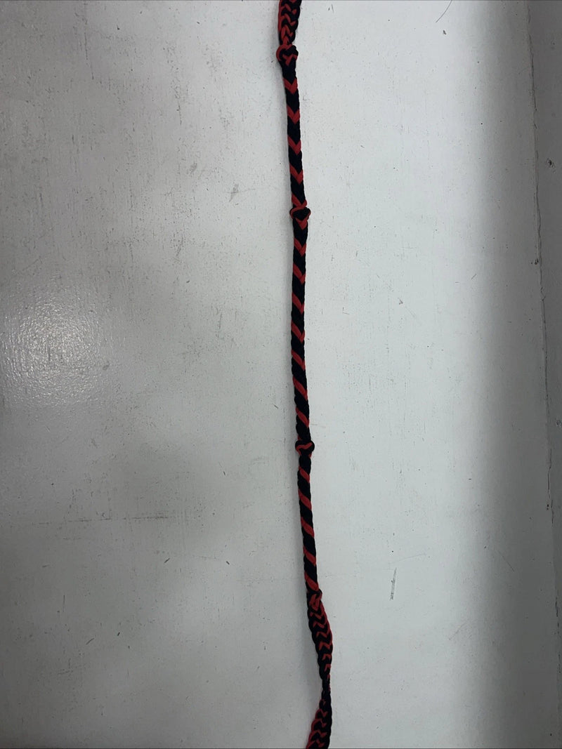 New Tough 1 Red Black Nylon Braided Reins 3/4” X 8” #54-995-106 Y-10