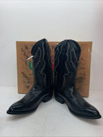 New Men’s Black Snake Skin Laredo Cowboy Boots. 4574 9.5 9 1/2 E W. 6-79