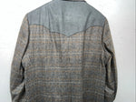 New Men’s HbarC California Ranchwear Grey Plaid Suit Jacket 42R #14753 AA-605
