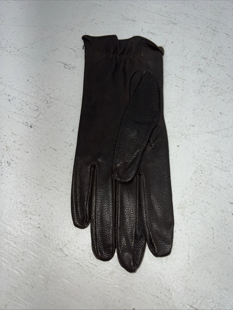 New Brown Leather Show And Riding Gloves B-502