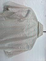 New Men’s Dickson Jenkins Multicolor Stripe Short Sleeve Pearl Snap Medium O-73
