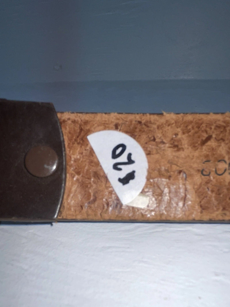 New Brown Genuine Leather Tooled 24” Belt #6400B JJ-100