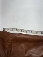 NOS Brown Show Chaps With Fringe Adjustable Waist 40” L-44