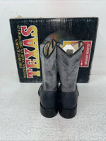 New Kids Navy Texas Brand Cowboy Boots. 3207 13 D. 23-51
