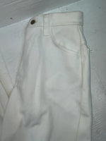 New Vintage White Lee Polyester Pants #261201 ZZ-30