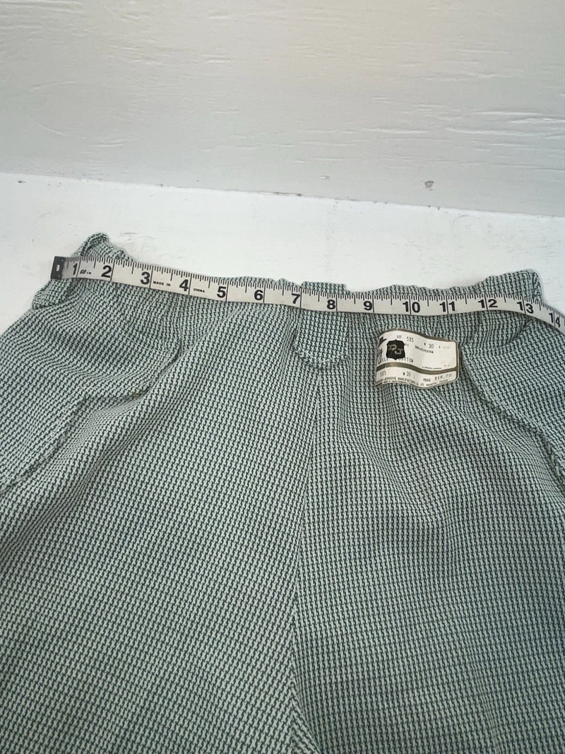 New Vintage Green Checkered Dickson Jenkins Polyester Pants #535 3A-20