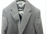 New Men’s Circle S Black Suit Jacket 44R #25832 T-600