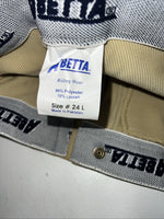 Now Women’s ABETTA Tan English Breeches w Knee Patch. 24 L C-37