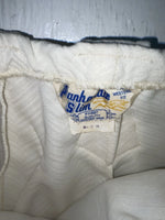 New Vintage White Panhandle Slim Polyester Pants #1534 3A-62