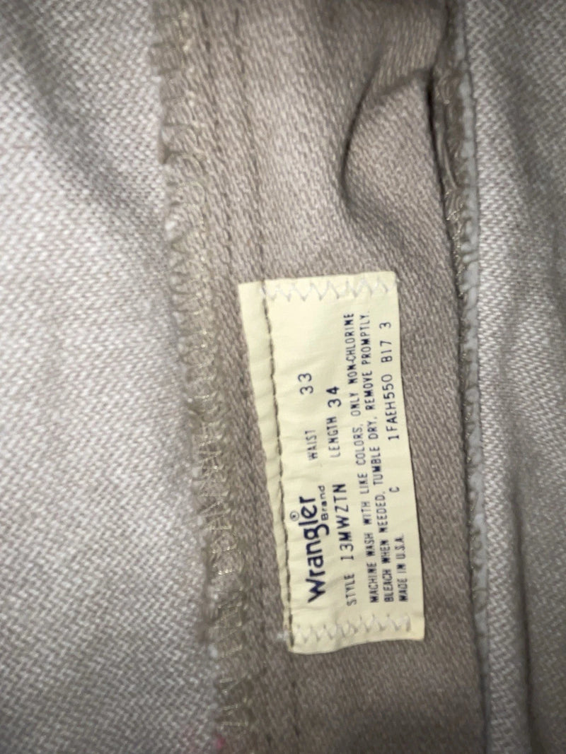 New Vintage Beige Wrangler Polytpants #13MWZTN VV-30