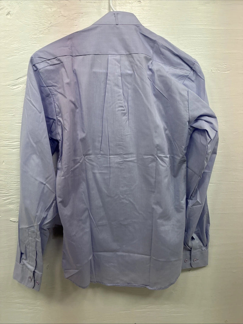 New Wayne Scott Purple Long Sleeve Button Up English Shirt Small X-94
