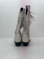 New Women’s White Capezio Cowboy Boots. L 697 8.5 8 1/2 M. 15-21