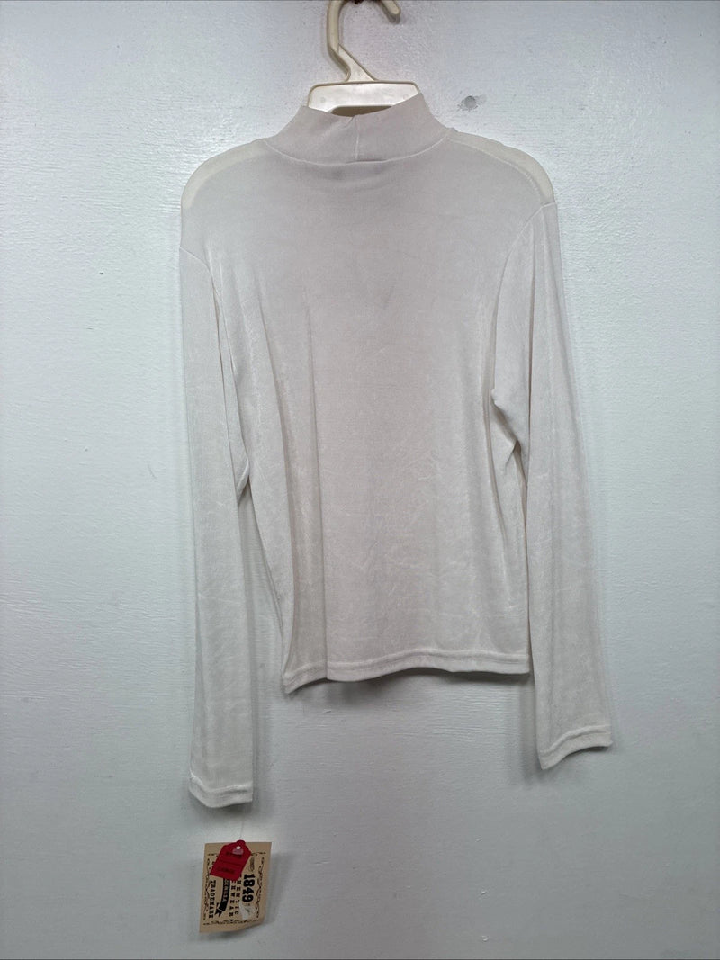 New Kids 1849 RanchWear White Long Sleeve Size Kids Large YY-3