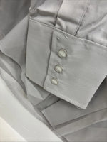 New Men’s Champion Westerns Gray Embroidered Long Sleeve Pearl Snap Large Q-101