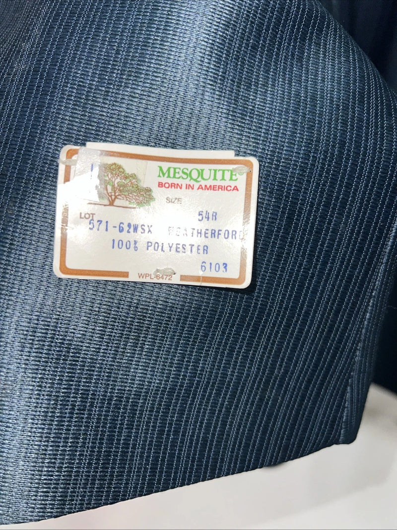 New Men’s Mesquite Blue Suit Jacket 54R #6103 Y-606