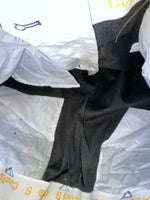 New Vintage Black Circle S Polyester Pants #CP4793 OO-94