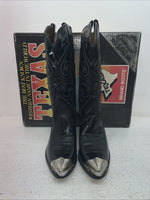 New Men’s Black Texas Brand Cowboy Boots. 6210 8.5 8 1/2 D. 3-120