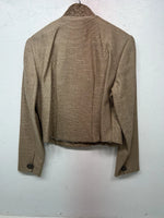 New Women’s Longhorn Brown Short Jacket Medium #5834 CC-605