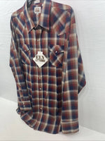 New Men’s ELY Cattleman Multiple Color Long Sleeve Pearl Snap 3XL E-32