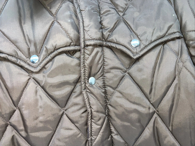 New Women’s Brown Western Fashion Puffer Jacket 14 RR-17