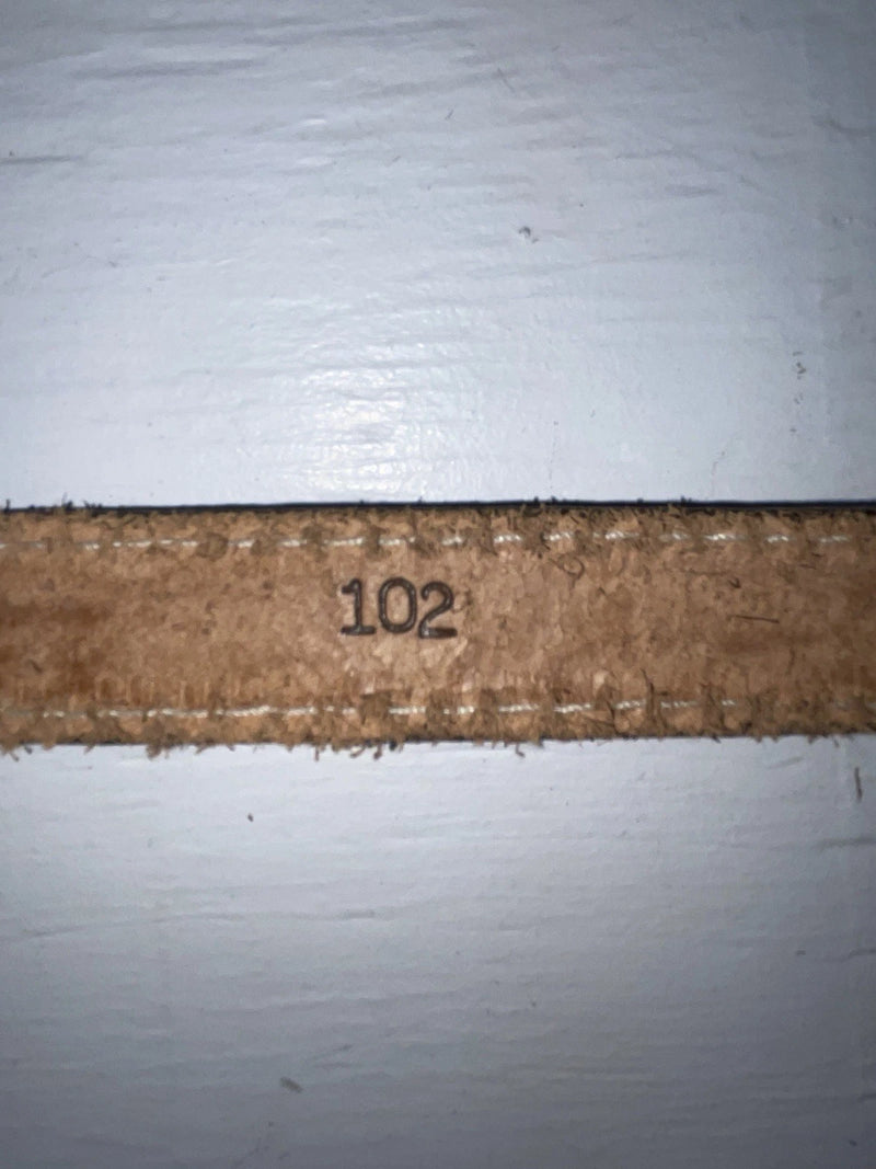 New Brown Genuine Leather Tooled 28” Belt #102 Z-137