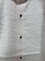New Kids Classix White Long Sleeve Button Up English Shirt Size BS TT-27