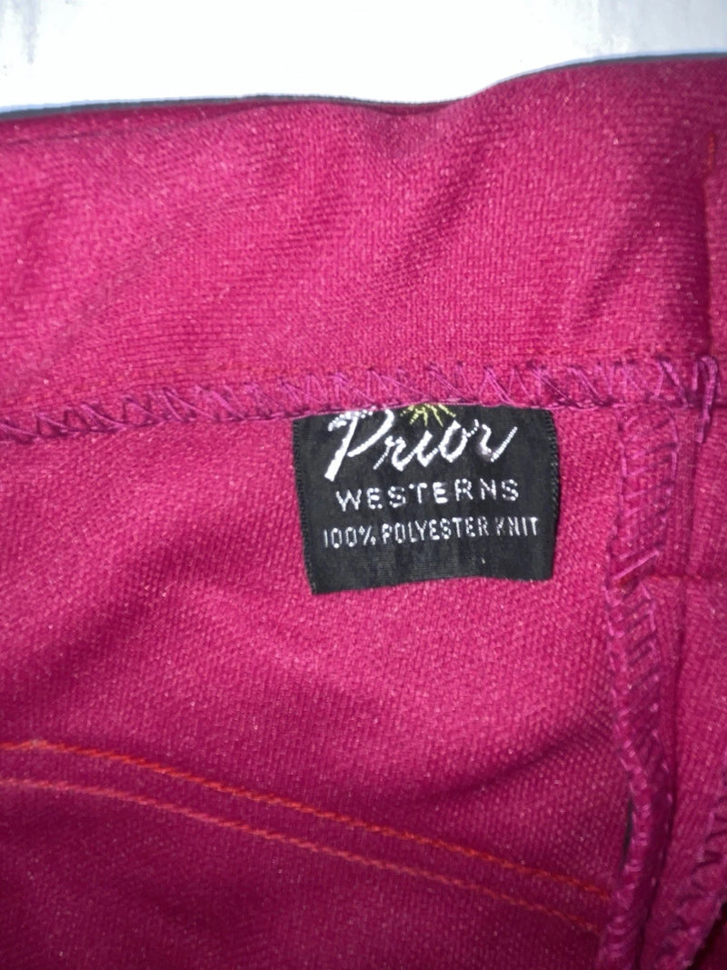 New Vintage Pink Prior Polyester Pants #2990 VV-67
