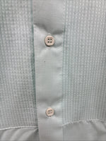 New Wayne Scott Blue Long Sleeve Button Up English Shirt Small X-85