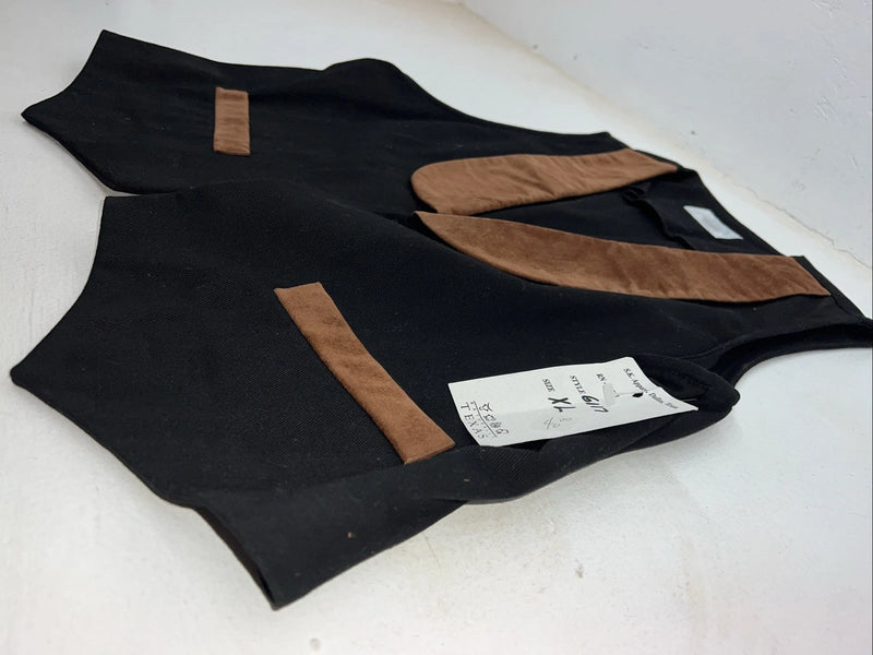 New Women’s Mooneather Black Vest XL #6117 WW-70