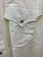 New Men’s Panhandle Yellow Long Sleeve Pearl Snap 15 Medium F-69