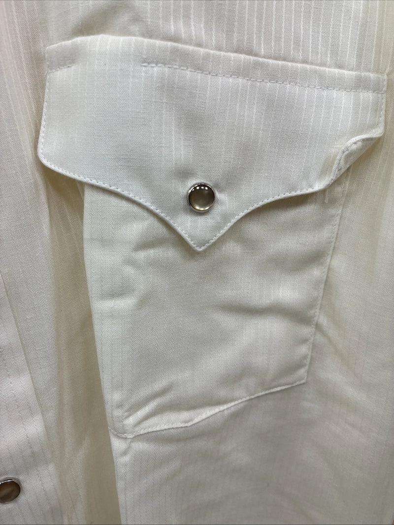 New Men’s Panhandle Yellow Long Sleeve Pearl Snap 15 Medium F-69