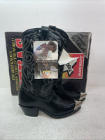 New Men’s Black Texas Brand Cowboy Boots. 6210 7.5 7 1/2 D. 1-81
