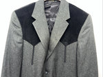 New Men’s Circle S Grey Suit Jacket 48L #25832 X-610