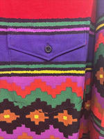 New Men’s Wrangler Multicolor Stripe Long Sleeve Button Up 17.5 X 35 XL V-58